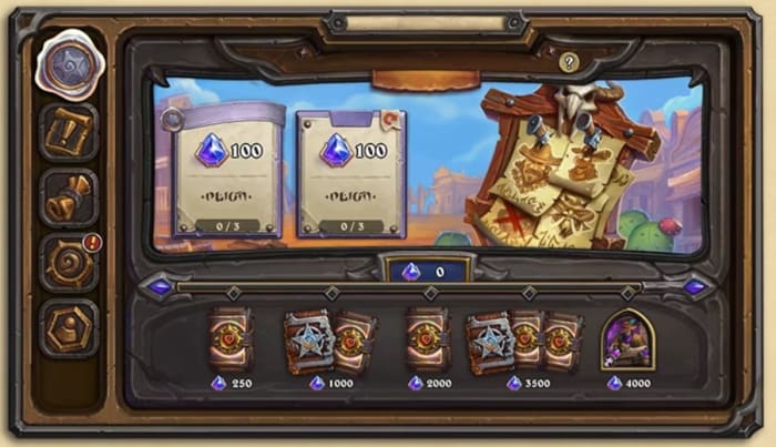 Hearthstone event Wanted Dead or Alive
